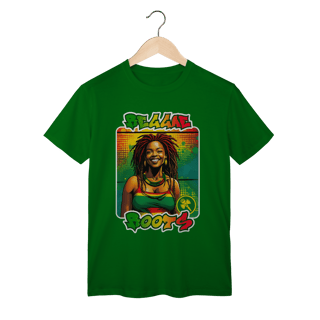 Nome do produto Reggae Roots - Camiseta Malha Cardada