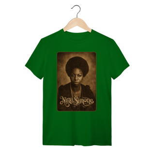 Nome do produto Nina Simone 01  - Camiseta Clássica
