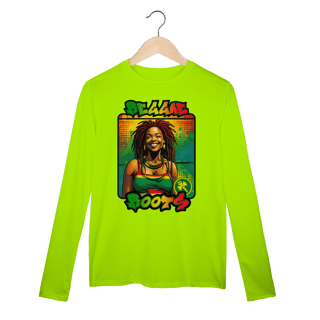 Nome do produto Reggae Roots - Camiseta Manga Longa Sport Dry UV