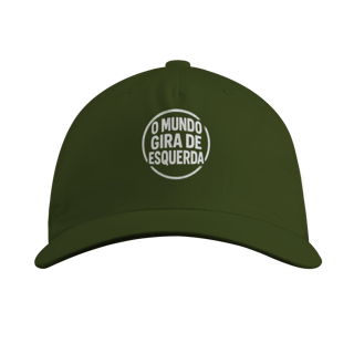 Nome do produto O Mundo Gira de Esquerda - Boné Prime