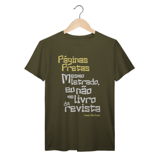 Nome do produto Páginas Pretas - Camiseta Premium