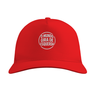 Nome do produto O Mundo Gira de Esquerda - Boné Quality