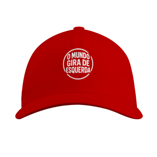 Nome do produto O Mundo Gira de Esquerda - Boné Prime