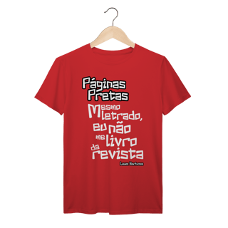 Nome do produto Páginas Pretas - Camiseta Premium