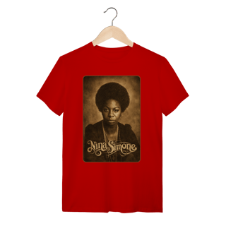 Nome do produto Nina Simone 01  - Camiseta Clássica