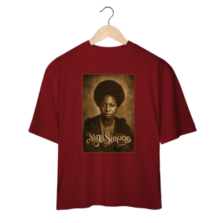 Nome do produto Nina Simone 01 - Camiseta Oversized