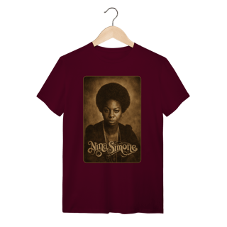 Nome do produto Nina Simone 01  - Camiseta Clássica