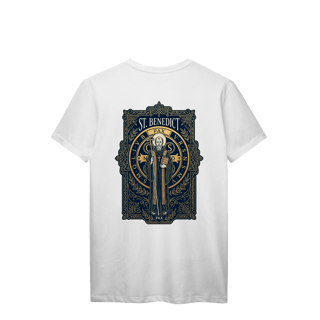 Nome do produto Camiseta Ora e Trabalha (São Bento)