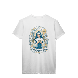 Nome do produto Camiseta Miséria falta de Amor (Irmã Dulce) 