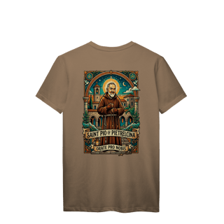 Nome do produto Camiseta Ore e Espere (Padre Pio) 
