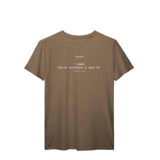 Nome do produto Camiseta Instrumento da Paz (São Francisco de Assis) 