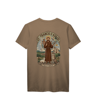 Nome do produto Camiseta Instrumento da Paz (São Francisco de Assis) 