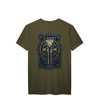 Nome do produto Camiseta Ora e Trabalha (São Bento)