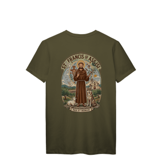 Nome do produto Camiseta Instrumento da Paz (São Francisco de Assis) 