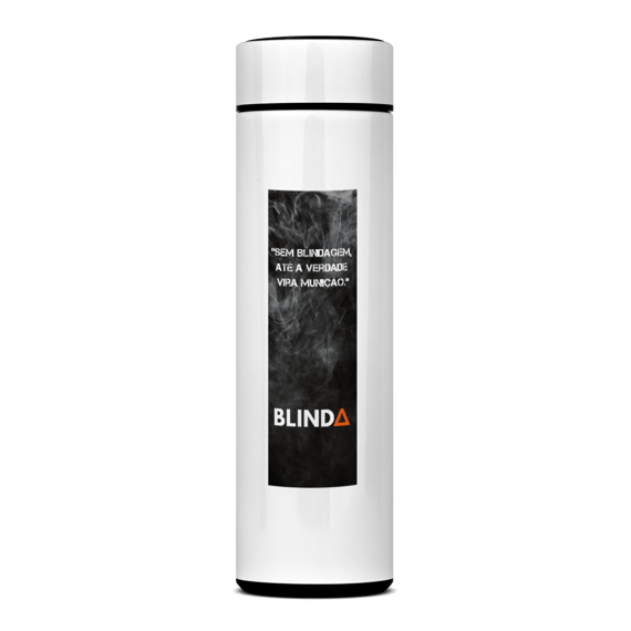 Garrafa Térmica BLIND△ | Frase “Blindagem”