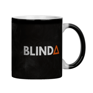 Nome do produto Caneca Mágica | Frase “Blindagem” | BLIND△