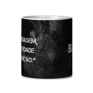 Nome do produto Caneca Blindada | Frase “Blindagem” | BLIND△