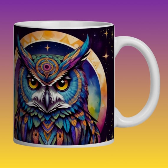 ARTEMÍSIA Canecas – ‘Coruja - Animais de Poder’