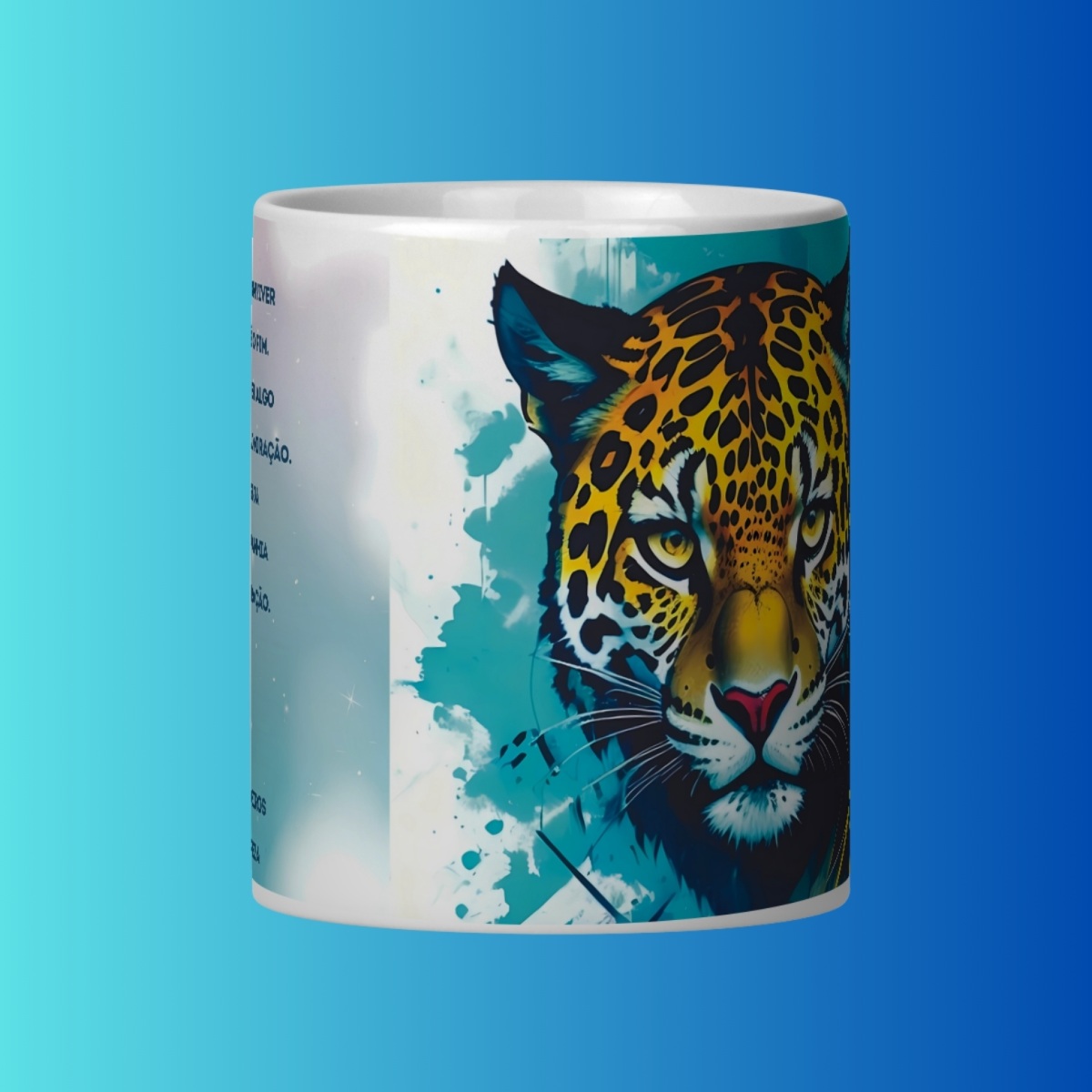 ARTEMÍSIA Canecas – ‘Onça-pintada – Cerrado Brasileiro’ - 13 Nome do produto: ARTEMÍSIA Canecas – ‘Onça-pintada – Cerrado Brasileiro’ - 13