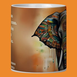 Nome do produto ARTEMÍSIA Canecas – ‘Elefante – Animais de Poder’ - 02