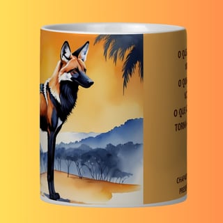 Nome do produto ARTEMÍSIA Canecas – ‘Lobo-guará – Cerrado Brasileiro’ - 01