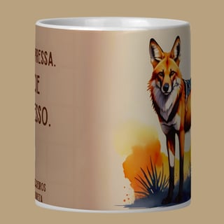 Nome do produto ARTEMÍSIA Canecas – ‘Lobo-guará – Cerrado Brasileiro’ - 02