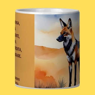 Nome do produto ARTEMÍSIA Canecas – ‘Lobo-guará – Cerrado Brasileiro’ - 12