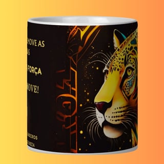 Nome do produto ARTEMÍSIA Canecas – ‘Onça-pintada – Cerrado Brasileiro’ - 02