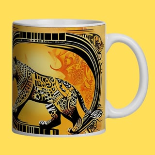 Nome do produto ARTEMÍSIA Canecas – ‘Onça-pintada – Cerrado Brasileiro’ - 10