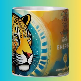 Nome do produto ARTEMÍSIA Canecas – ‘Onça-pintada – Cerrado Brasileiro’ - 11