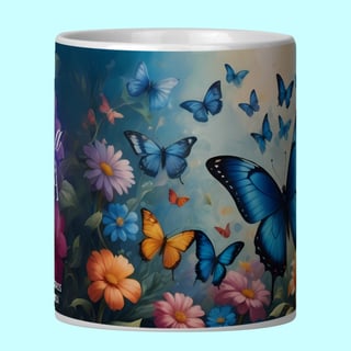 Nome do produto ARTEMÍSIA Canecas – ‘BORBOLETAS – A Magia da Transformação’ - 03
