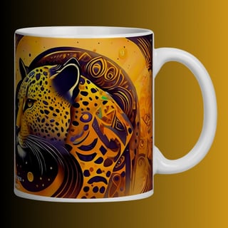 Nome do produto ARTEMÍSIA Canecas – ‘Onça-pintada – Cerrado Brasileiro’ - 09