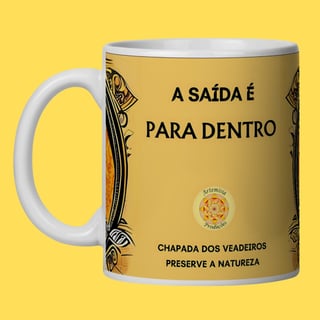 Nome do produto ARTEMÍSIA Canecas – ‘Onça-pintada – Cerrado Brasileiro’ - 10