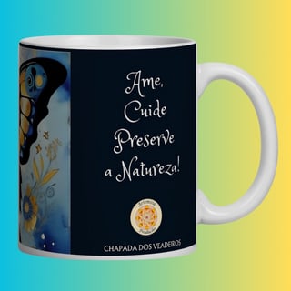 Nome do produto ARTEMÍSIA Canecas – ‘BORBOLETAS – A Magia da Transformação’ - 09