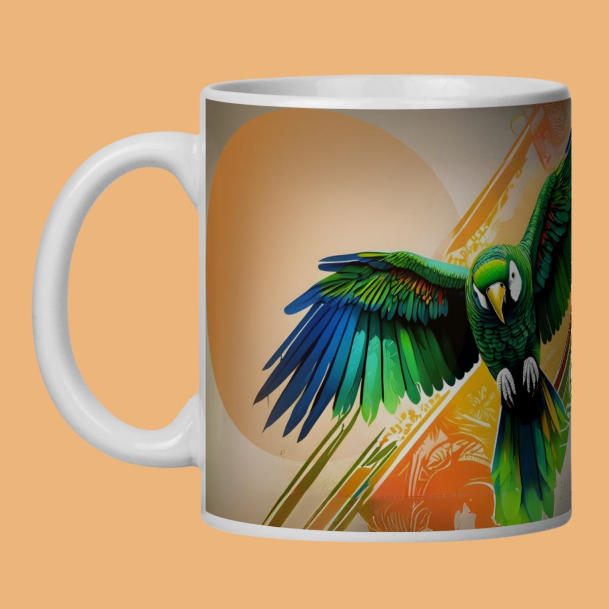 ARTEMÍSIA Canecas – ‘Papagaio – Cerrado Brasileiro’ - 15 Nome do produto: ARTEMÍSIA Canecas – ‘Papagaio – Cerrado Brasileiro’ - 15