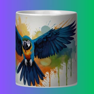 Nome do produto ARTEMÍSIA Canecas - 'ARARA-CANINDÉ - Cerrado Brasileiro' - 06