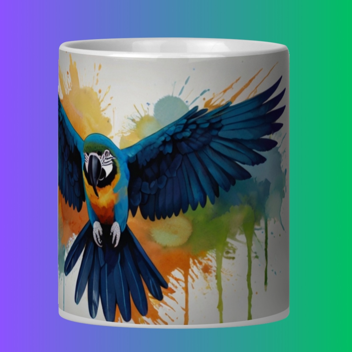 ARTEMÍSIA Canecas - \'ARARA-CANINDÉ - Cerrado Brasileiro\' - 06 Nome do produto: ARTEMÍSIA Canecas - \'ARARA-CANINDÉ - Cerrado Brasileiro\' - 06