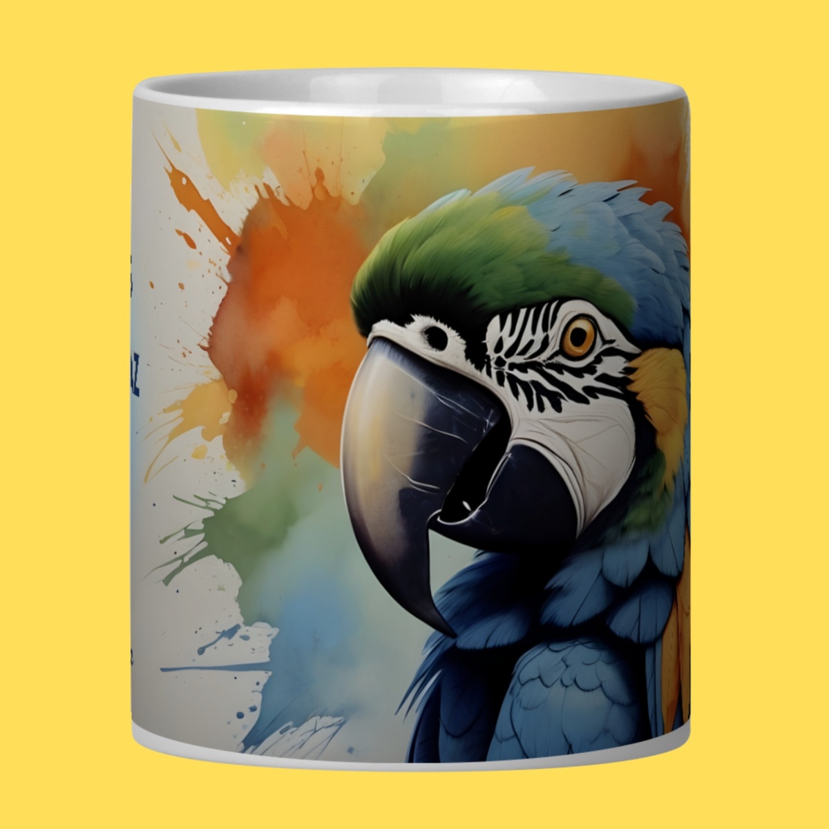 ARTEMÍSIA Canecas - \'ARARA-CANINDÉ - Cerrado Brasileiro\' - 07 Nome do produto: ARTEMÍSIA Canecas - \'ARARA-CANINDÉ - Cerrado Brasileiro\' - 07