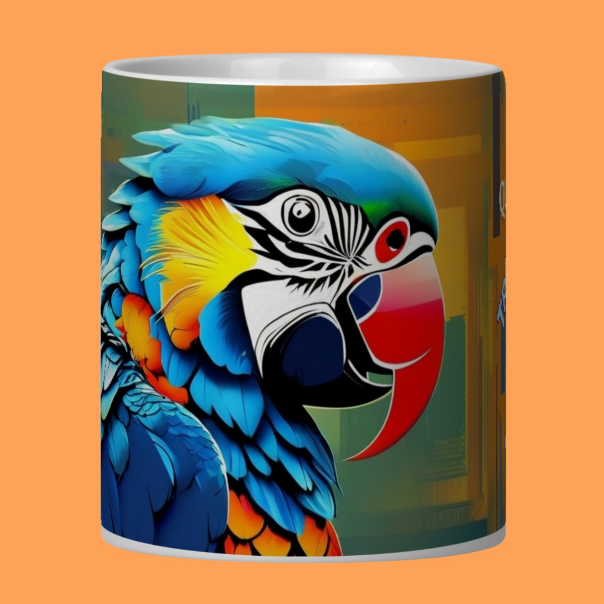 ARTEMÍSIA Canecas - \'ARARA-CANINDÉ - Cerrado Brasileiro\' - 09 Nome do produto: ARTEMÍSIA Canecas - \'ARARA-CANINDÉ - Cerrado Brasileiro\' - 09