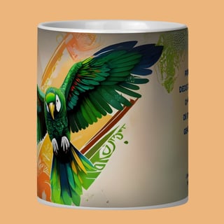 Nome do produto ARTEMÍSIA Canecas – ‘Papagaio – Cerrado Brasileiro’ - 15