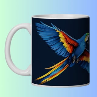 Nome do produto ARTEMÍSIA Canecas - 'ARARA-CANINDÉ - Cerrado Brasileiro' - 08