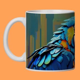 Nome do produto ARTEMÍSIA Canecas - 'ARARA-CANINDÉ - Cerrado Brasileiro' - 09