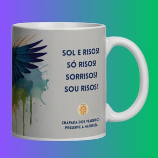 Nome do produto ARTEMÍSIA Canecas - 'ARARA-CANINDÉ - Cerrado Brasileiro' - 06