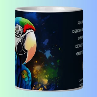 Nome do produto ARTEMÍSIA Canecas - 'ARARA-CANINDÉ - Cerrado Brasileiro' - 03