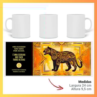 Nome do produto ARTEMÍSIA Canecas – ‘Onça-pintada – Cerrado Brasileiro’ - 07