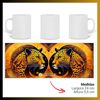 Nome do produto ARTEMÍSIA Canecas – ‘Onça-pintada – Cerrado Brasileiro’ - 09