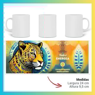 Nome do produto ARTEMÍSIA Canecas – ‘Onça-pintada – Cerrado Brasileiro’ - 11