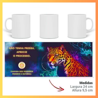 Nome do produto ARTEMÍSIA Canecas – ‘Onça-pintada – Cerrado Brasileiro’ - 14