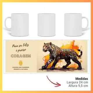 Nome do produto ARTEMÍSIA Canecas – ‘Onça-pintada – Cerrado Brasileiro’ - 16