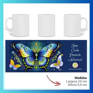 Nome do produto ARTEMÍSIA Canecas – ‘BORBOLETAS – A Magia da Transformação’ - 06
